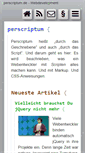 Mobile Screenshot of perscriptum.de