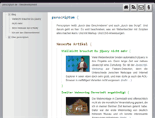Tablet Screenshot of perscriptum.de